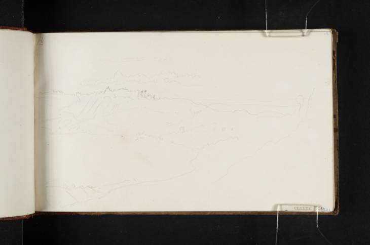 Joseph Mallord William Turner, ‘Lake of Albano and Castel Gandolfo’ 1819