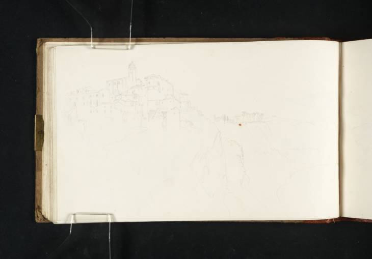 Joseph Mallord William Turner, ‘View of Genzano and Lake Nemi’ 1819