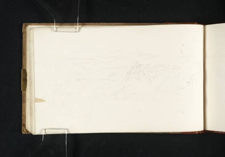 Joseph Mallord William Turner, ‘Lake Nemi and the Town of Nemi’ 1819