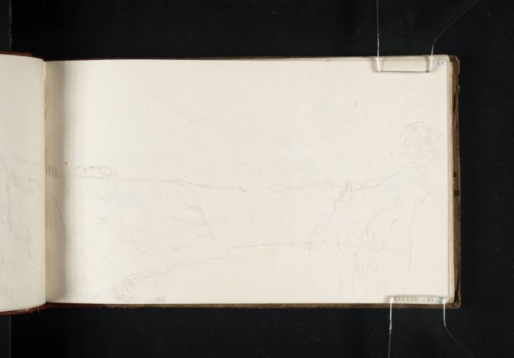 Joseph Mallord William Turner, ‘View of Lake of Nemi, with Nemi and Monte Cavo’ 1819