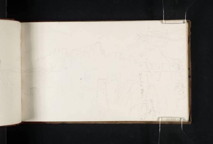Joseph Mallord William Turner, ‘View at Frascati; also Three Sketches of Marino, Including the Public Washhouse’ 1819