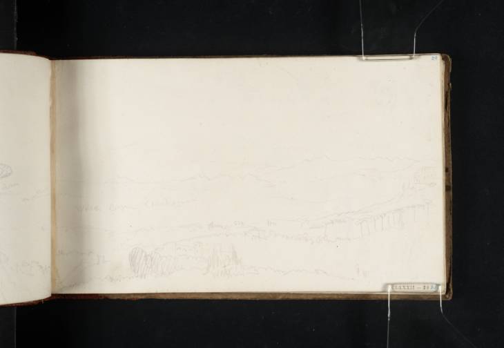 Joseph Mallord William Turner, ‘View of Frascati and the Roman Campagna from the Villa Rufinella’ 1819