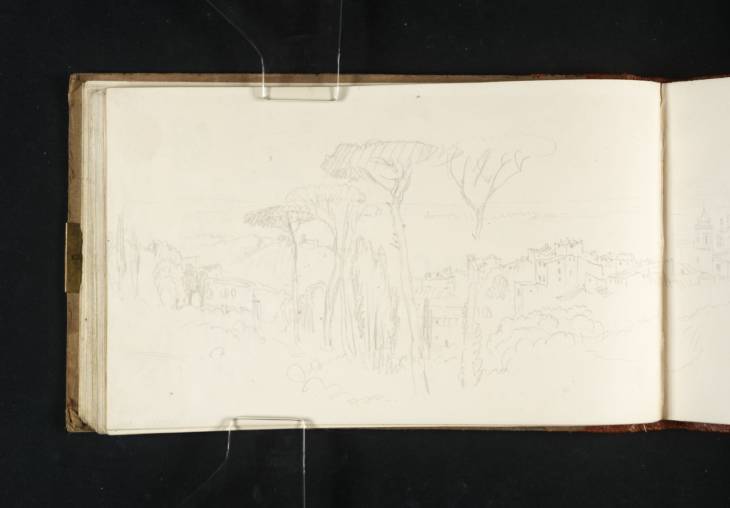 Joseph Mallord William Turner, ‘Frascati from the Villa Aldobrandini’ 1819