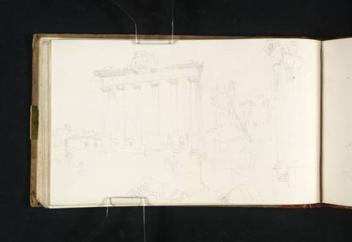 Joseph Mallord William Turner, ‘The Temples of Saturn and Vespasian in the Forum, Rome’ 1819