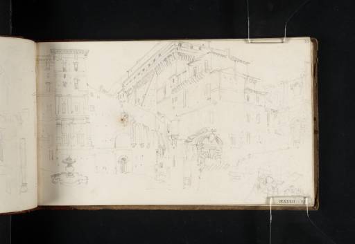 Joseph Mallord William Turner, ‘The Exterior Façade of the Sistine Chapel, Rome’ 1819