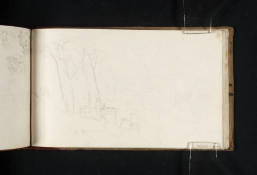Joseph Mallord William Turner, ‘View towards the Porta San Lorenzo and the Arch of Sixtus, Rome’ 1819