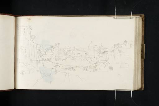 Joseph Mallord William Turner, ‘The Tiber, Rome, with the Ponte Sisto’ 1819