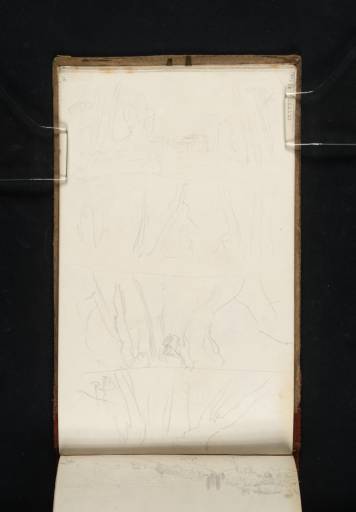 Joseph Mallord William Turner, ‘Four Studies of Trees and Buildings, ?near Frascati’ 1819