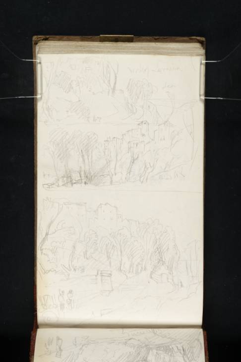 Joseph Mallord William Turner, ‘Three Views of the Road and Walls Outside of Ariccia’ 1819