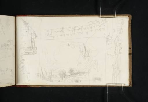 Joseph Mallord William Turner, ‘Sketches of Ariccia and the Church of Santa Maria di Galloro’ 1819