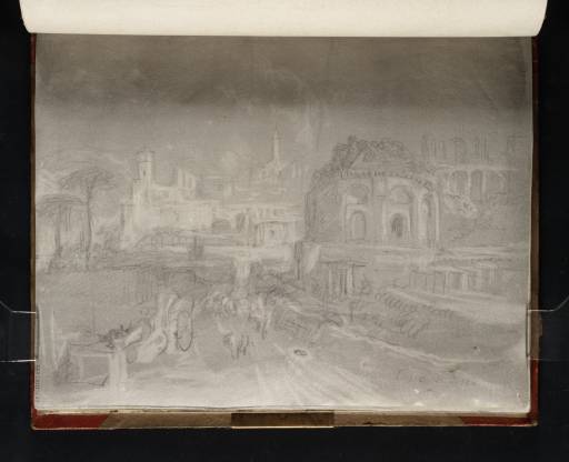 Joseph Mallord William Turner, ‘View of Tivoli, with the So-Called Tempio della Tosse’ 1819