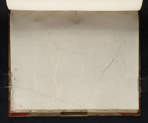 Joseph Mallord William Turner, ‘Santuario di Ercole Vincitore, Tivoli’ 1819