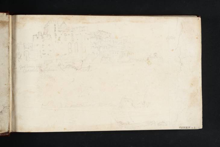 Joseph Mallord William Turner, ‘Four Views in the Gulf of Naples: Including the Rione Terra, Pozzuoli from the Sea; and Moonlight on the Bay of Baiae’ 1819