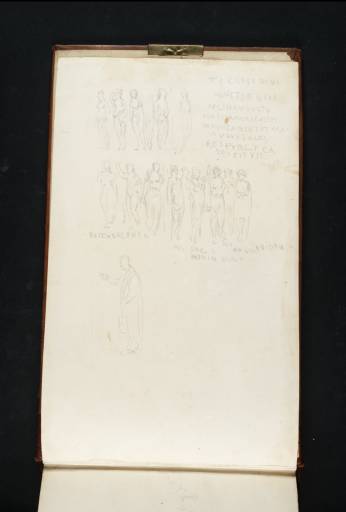 Joseph Mallord William Turner, ‘Studies of Classical Sculptural Fragments, with Latin Inscriptions’ 1819