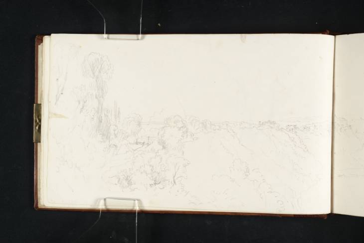 Joseph Mallord William Turner, ‘Part of a View of Lake Albano from the Galleria di Sopra’ 1819