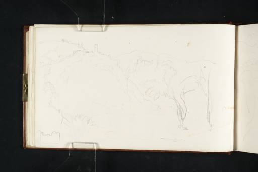 Joseph Mallord William Turner, ‘Lake Nemi with the Town of Nemi’ 1819
