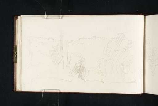 Joseph Mallord William Turner, ‘View of Nemi from Genzano above Lake Nemi’ 1819