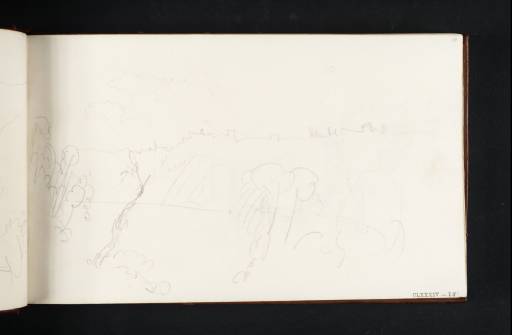 Joseph Mallord William Turner, ‘View of Nemi from Genzano above Lake Nemi’ 1819