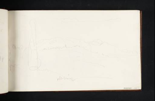 Joseph Mallord William Turner, ‘Distant View of Velletri’ 1819