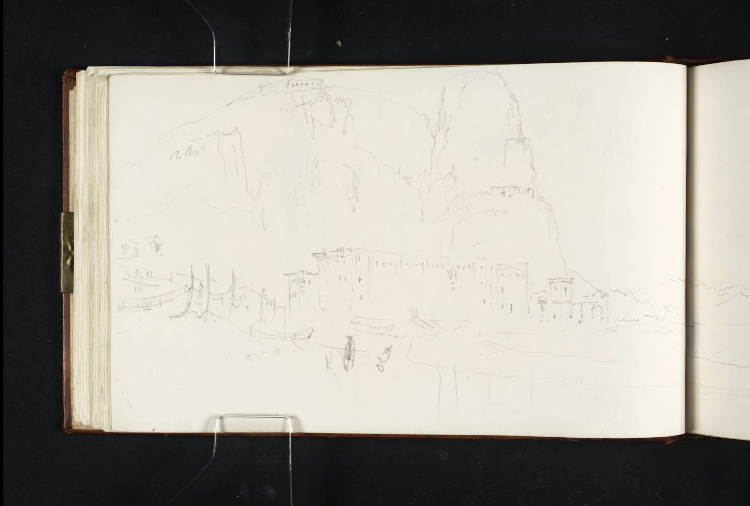 Part of a View of Terracina, with the Port and the Pisco Montano