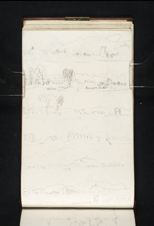 Joseph Mallord William Turner, ‘Seven Sketches of Minturno and the Roman Remains at Minturnae’ 1819