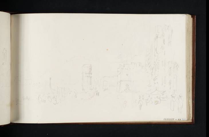 Joseph Mallord William Turner, ‘The Marinella Seafront, Naples, from Castello del Carmine’ 1819