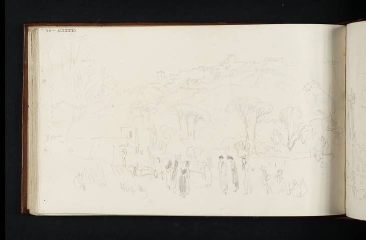 Joseph Mallord William Turner, ‘?View of the Posillipo Hill’ 1819