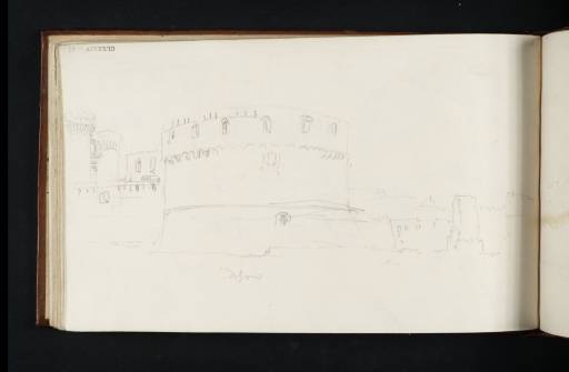 Joseph Mallord William Turner, ‘Part of the Castel Nuovo, Naples’ 1819