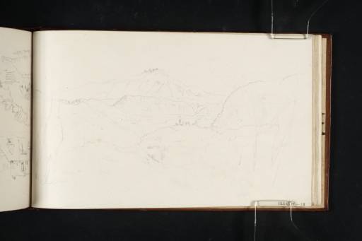 Joseph Mallord William Turner, ‘Lake Agnano, with the Hill of Camaldoli in the Distance’ 1819