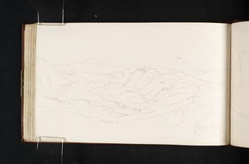 Joseph Mallord William Turner, ‘Lake Agnano, with Camaldoli and Vesuvius in the Distance’ 1819
