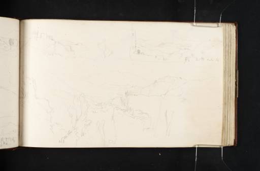 Joseph Mallord William Turner, ‘Sketches of Lake Agnano and the Hill of Camaldoli’ 1819