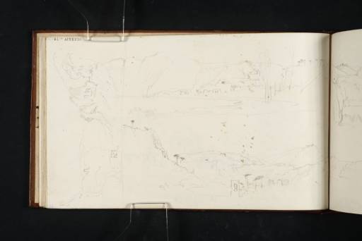 Joseph Mallord William Turner, ‘Lake Avernus, with the Ruins of the Temple of Apollo’ 1819