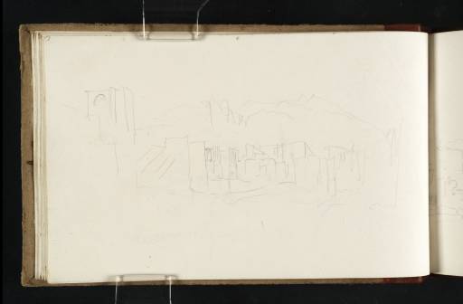 Joseph Mallord William Turner, ‘View of the Porta Ercolano, Pompeii, with the Tomb of Mamia on the Via dei Sepolcri’ 1819