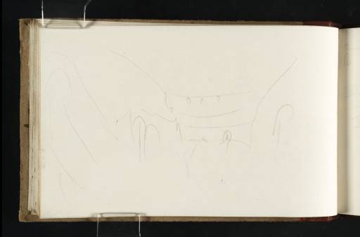 Joseph Mallord William Turner, ‘The Interior of the Amphitheatre from the Entrance, Pompeii’ 1819