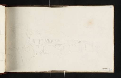 Joseph Mallord William Turner, ‘The Amphitheatre and the City Walls, Pompeii, from the North’ 1819