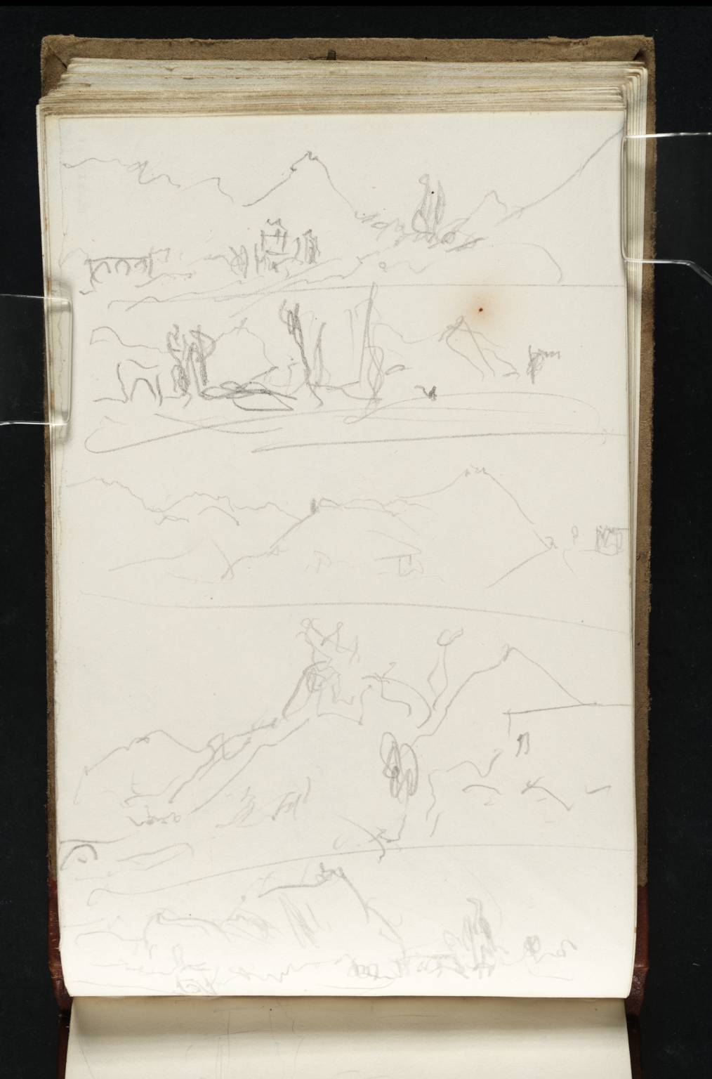 Five Sketches on the Road Through the Lattari Mountains Between Naples and Salerno