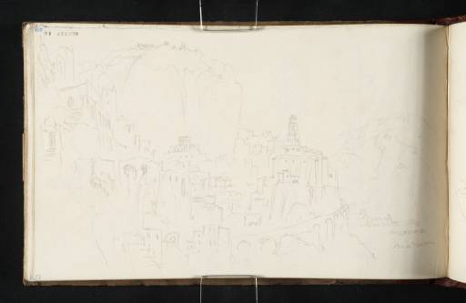 Joseph Mallord William Turner, ‘View of Atrani from the Road to Amalfi’ 1819