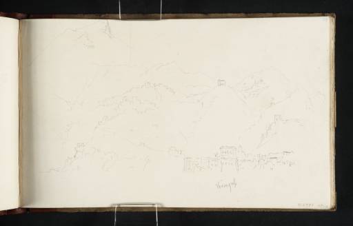 Joseph Mallord William Turner, ‘Amalfi Coast from the Sea, with Raito and Vietri sul Mare’ 1819