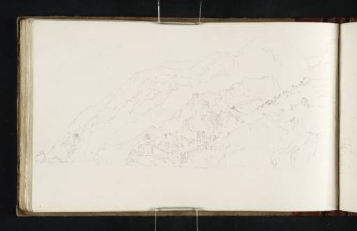 Joseph Mallord William Turner, ‘Amalfi Coast from the Sea, with Atrani and Amalfi’ 1819