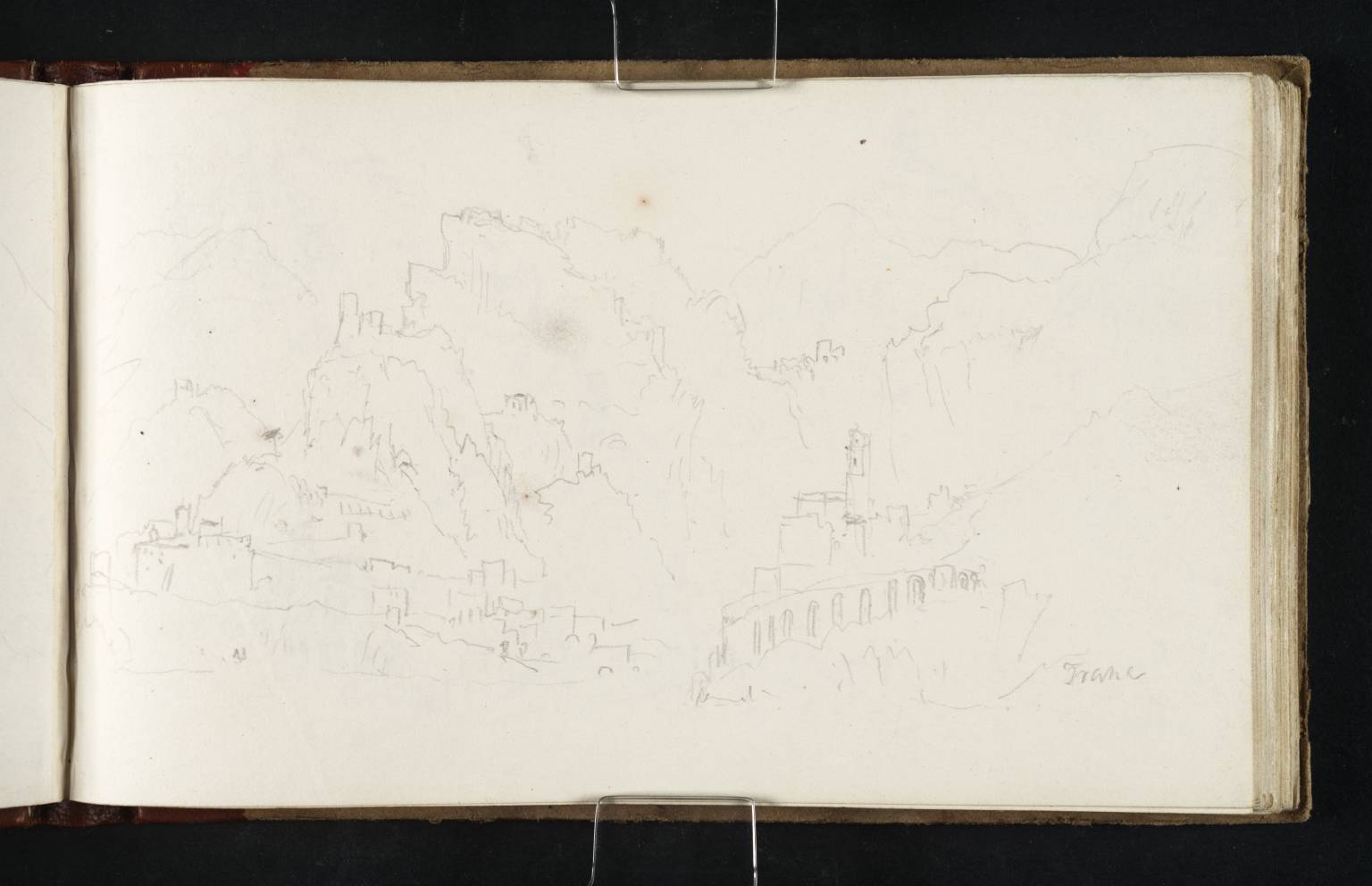 Atrani from the Sea, with Amalfi in the Distance