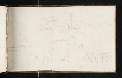 Joseph Mallord William Turner, ‘Two Sketches of Castellamare di Stabia; and a View from Marina Grande, Sorrento’ 1819
