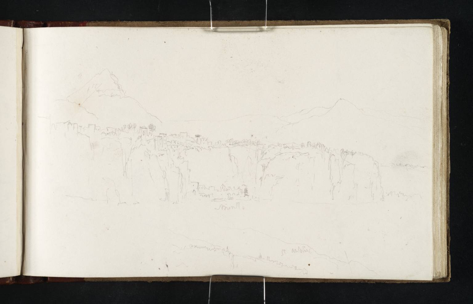 Two Views of the Coast near Sorrento from the Sea