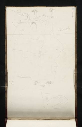 Joseph Mallord William Turner, ‘Two Landscape Sketches, including a Gorge at Sorrento’ 1819
