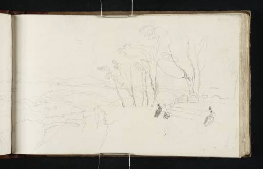 Joseph Mallord William Turner, ‘Part of a View from the Camaldoli Hill, with Lake Agnano and the Gulf of Pozzuoli’ 1819
