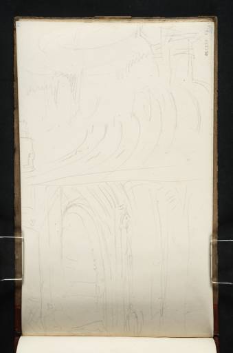 Joseph Mallord William Turner, ‘Sketches of the Ruins at Herculaneum, Including an Arched Doorway’ 1819