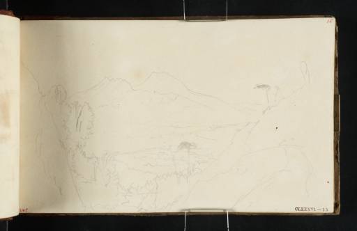 Joseph Mallord William Turner, ‘Naples and Vesuvius, from near Virgil's Tomb’ 1819