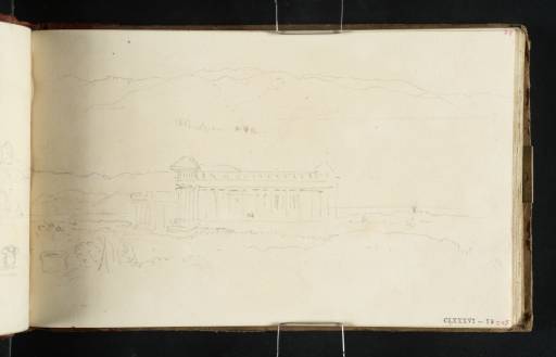 Joseph Mallord William Turner, ‘The Temples of Hera, Paestum’ 1819