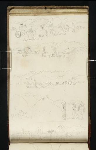 Joseph Mallord William Turner, ‘Five Sketches in the Bay of Salerno’ 1819