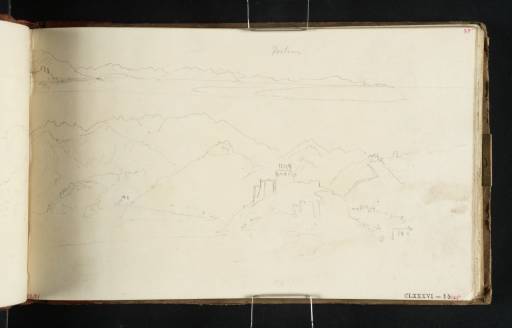Joseph Mallord William Turner, ‘Sketches from Salerno of Vietri sul Mare and the Plain of Paestum’ 1819