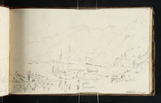 Joseph Mallord William Turner, ‘The Harbour at Salerno from the East’ 1819
